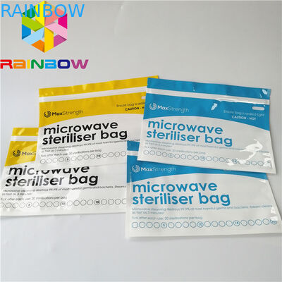 De Tribune van het babyvoedsel op de Zakken van de Ritssluitingszak staat Sterilisatortype op van de Microgolfstoom