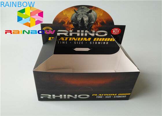 Het gerecycleerde Document plooide Kleinhandels Tegenvertoningsvakje voor het Vloeibare E Sap van Dampvape E