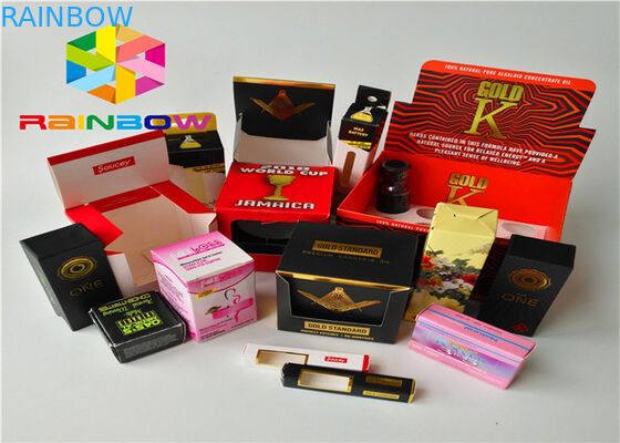 Het gerecycleerde Document plooide Kleinhandels Tegenvertoningsvakje voor het Vloeibare E Sap van Dampvape E