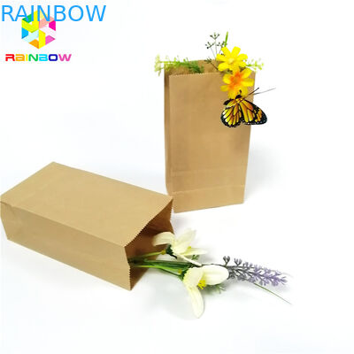 Het Document van Kraftpapier van de voedselrang Vlakke Biologisch afbreekbare Vetvrije de Snack van de Bodemzak Verpakking