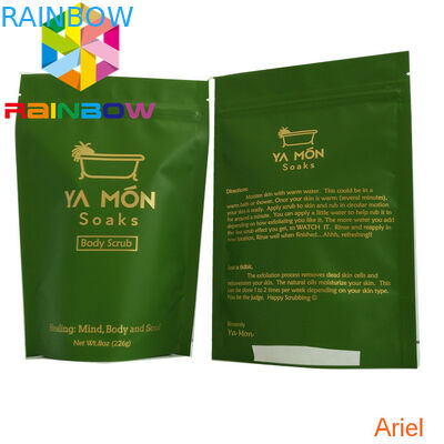 Resealable Verpakkende Tribune van de Foliezak op Lichaamssuiker schrobt Overzeese Zoute Zakkenhitte - verbinding