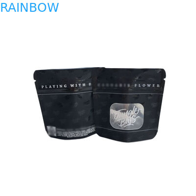 Plastic Zakken die van de steen de Zwarte Oppervlakte Vlek UV Transparant Duidelijk Voorvenster verpakken