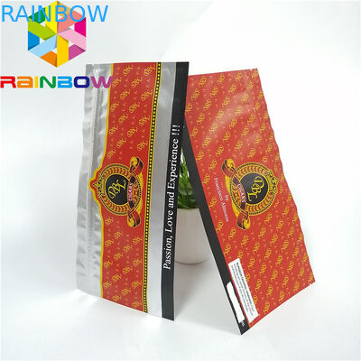 Resealable Ritssluitings Plastic Zakken die de Duidelijke Holografische Berijpte Opslag van het Sigarenvoedsel verpakken