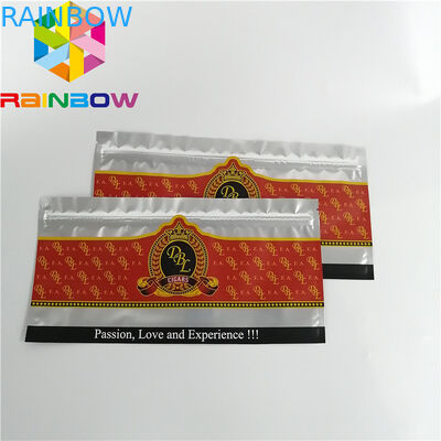 Resealable Ritssluitings Plastic Zakken die de Duidelijke Holografische Berijpte Opslag van het Sigarenvoedsel verpakken