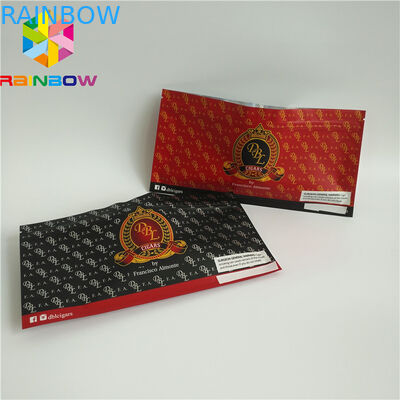 Resealable Ritssluitings Plastic Zakken die de Duidelijke Holografische Berijpte Opslag van het Sigarenvoedsel verpakken