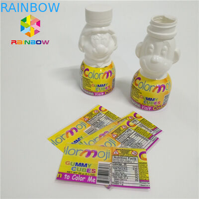 Pvc-het Plastiek krimpt de Warmtegevoelige Omslag van Kokeretiketten voor de Hals van de Drankfles