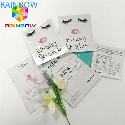 3 lagen de Gelamineerde van het de Zakmasker van de Masker Lege Aluminiumfolie Kosmetische Zak Resealable