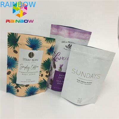 3 lagen de Gelamineerde van het de Zakmasker van de Masker Lege Aluminiumfolie Kosmetische Zak Resealable