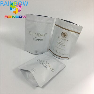 3 lagen de Gelamineerde van het de Zakmasker van de Masker Lege Aluminiumfolie Kosmetische Zak Resealable