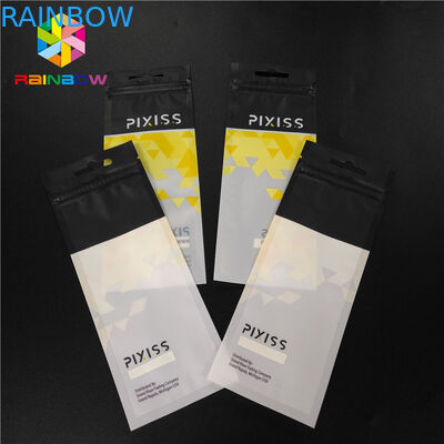 Het geurbewijs lamineerde Mylar-Ritssluitingstribune op de Drukembleem van de Zakken Duidelijk Douane