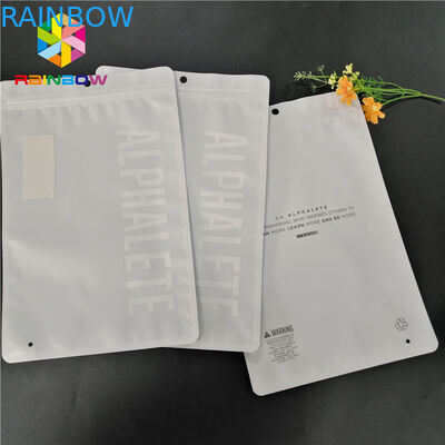 Het geurbewijs lamineerde Mylar-Ritssluitingstribune op de Drukembleem van de Zakken Duidelijk Douane