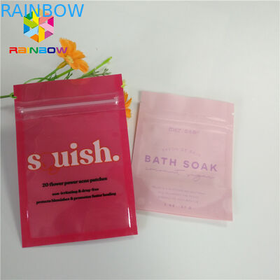 Het geurbewijs lamineerde Mylar-Ritssluitingstribune op de Drukembleem van de Zakken Duidelijk Douane