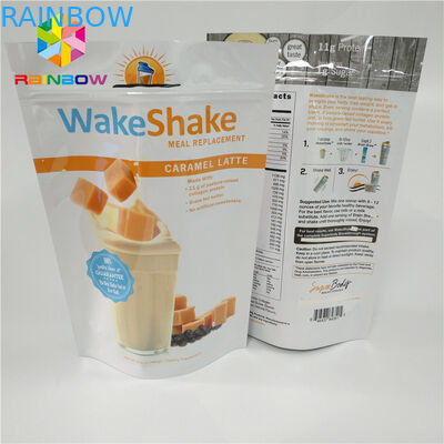 De Plastic Zakken die van de voedselrang, Aluminiumfolietribune op Duurzame Zakkenritssluiting verpakken