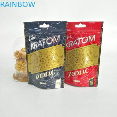 Ritssluiting die Plastic Mylar-de Rangmateriaal van het Zakkenvoedsel voor Poeder/Pil/Hennep verpakken