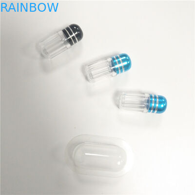 PS Mini Rhino Pills Container Clear Plastic de Achthoekstijl van Pillenflessen met Metaal GLB