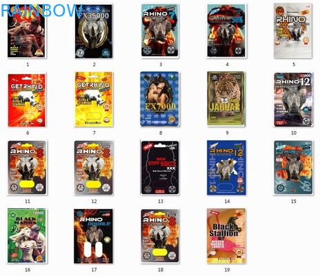 Duurzame Blaarkaart die Mamba/Anderhalve liter fles 25k/Stijve Rox-Rinoceros 69 verpakken de Vertoningsdoos van de Pillencapsule