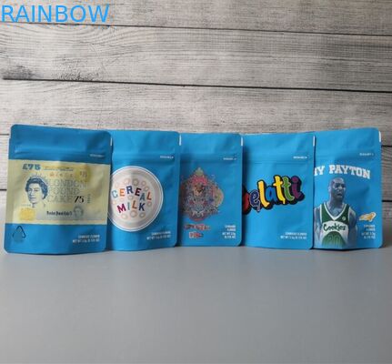 Heet verkoop onlangs koekjeszak met holografische koekjesstickers de zak van Mylar van het geurbewijs voor onkruid verpakking