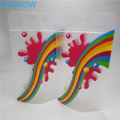 De Zakken van de de Bodemhoekplaat van de duidelijk Sapmelk, Duurzame Tribune op Foliezakken met Handvat