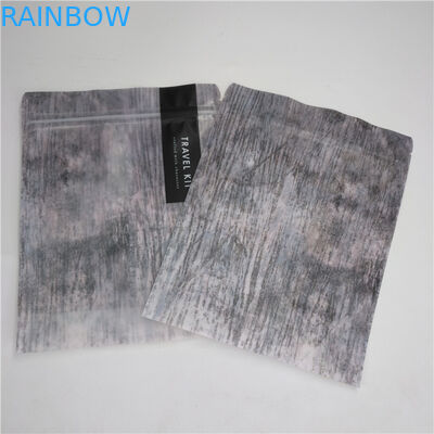 De Schoonheidsmiddelen die van Gu van de ritssluitingsbodem Plastic Tribune op Mylar-Zak met Duidelijke Voorzijde verpakken