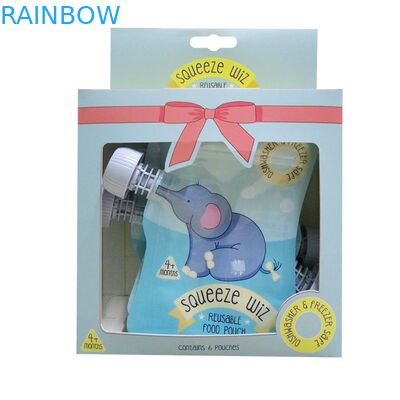 De dierlijke van de de Zak Verpakkende Samendrukking van Vorm Vloeibare Spuiten Opnieuw te gebruiken Dubbele Ritssluiting