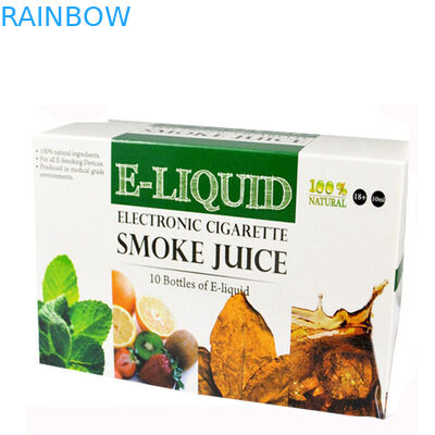 Vouwbaar Document Vakje die Sticker van de de Oliee de Vloeibare Fles van 10ml 15ml 30ml CBD verpakken