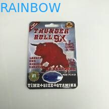 Rekupereerbaar de Rinocerosdocument van de Blaarkaart Verpakkend Vertoningsvakje voor Mannelijke Seksuele Verhoging