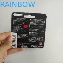 Rekupereerbaar de Rinocerosdocument van de Blaarkaart Verpakkend Vertoningsvakje voor Mannelijke Seksuele Verhoging