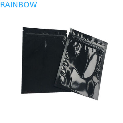 Duidelijke Voorvenstertribune op van de het Voedselrang van de Ritssluitingszak van het de Geurbewijs de Steen Zwarte Oppervlakte