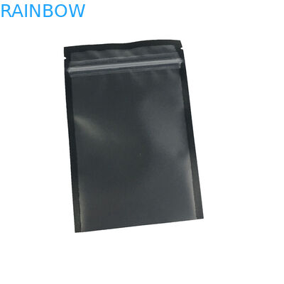 Duidelijke Voorvenstertribune op van de het Voedselrang van de Ritssluitingszak van het de Geurbewijs de Steen Zwarte Oppervlakte