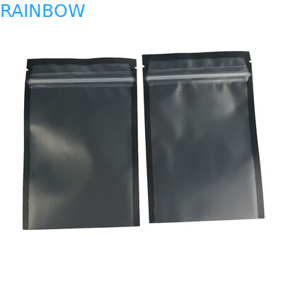 Duidelijke Voorvenstertribune op van de het Voedselrang van de Ritssluitingszak van het de Geurbewijs de Steen Zwarte Oppervlakte