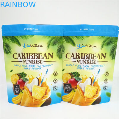 Resealable Voedsel van de Zakken Plastic Doypack van de Verpakkingsaluminiumfolie het Supplementpoeder met Ritssluiting