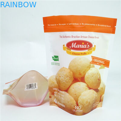 De douane Gedrukte Snackvoedsel Aluminiumfolie van Verpakkingszakken Resealable voor Kaasrookwolk