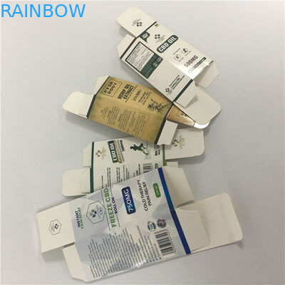 Het document van de douaneluxe de pen verpakkend vakje van de kartoncbd olie vape