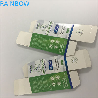 Witte Kartonnen CBD Vape Verpakkende Doos van het douane de CMYK Gedrukte Embleem