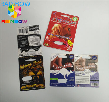 De UVkaart die van de Drukblaar CBD-het Document van de Oliefles Blaarkaarten/Elektronische Vape-Patroon verpakken