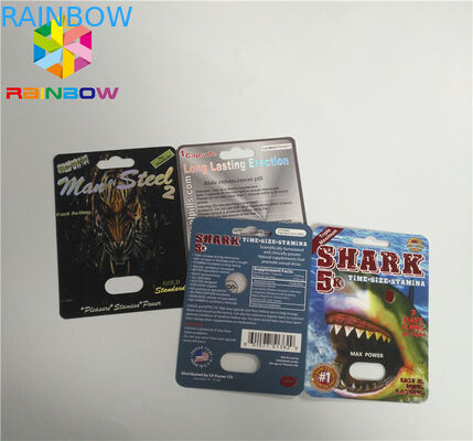 De UVkaart die van de Drukblaar CBD-het Document van de Oliefles Blaarkaarten/Elektronische Vape-Patroon verpakken