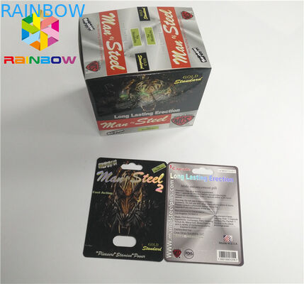 De UVkaart die van de Drukblaar CBD-het Document van de Oliefles Blaarkaarten/Elektronische Vape-Patroon verpakken