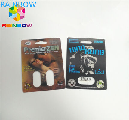 Van de de Blaarkaart van de capsulecontainer van het Geslachtspillen Verpakkende de Machtsuitloper 69 7 3d 6000