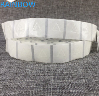 Duidelijke het HUISDIER krimpt Type van de Stickers het Zelfklevende Tastbare Gevarendriehoek van Braille van Kokeretiketten