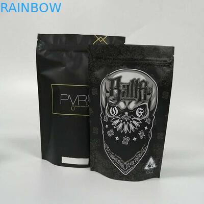 De medische Plastic Zakken die van Cbd Geurbewijs 1/4oz 1/2oz 1oz met Venster/Ritssluiting verpakken