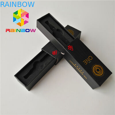 De aangepaste Patroon Mylar van Ontwerpcbd Vape doet de Oppervlakte van de Verpakkingssteen eindigt in zakken