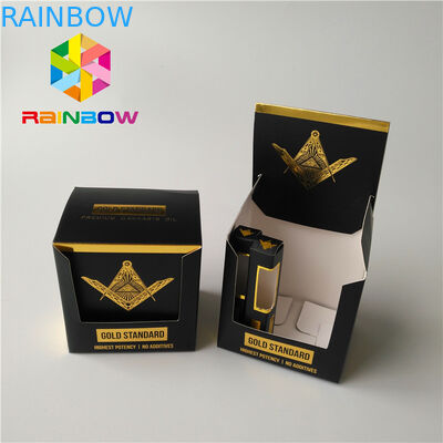 De aangepaste Patroon Mylar van Ontwerpcbd Vape doet de Oppervlakte van de Verpakkingssteen eindigt in zakken