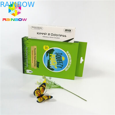 Het rekupereerbare het ontwerpmerk van het douaneembleem drukte UV Hete het stempelen document kaartvakjes met hangt gat voor giftschoonheidsmiddelen