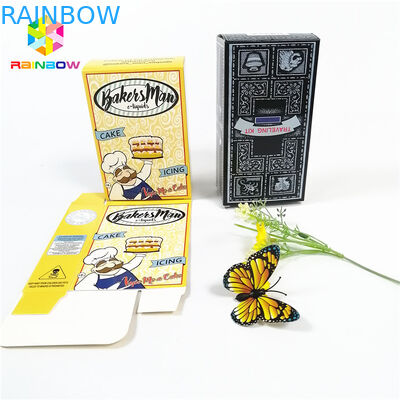 Het glanzende glanzende hete het stempelen OEM merkembleem drukte document vakje vakjes van de de wimper de verpakkende kaart van giftschoonheidsmiddelen