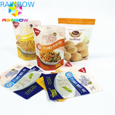 De saus stoomde Plastic Zakken die het Kokende Kokende Vacuümslot van de Opslagritssluiting verpakken