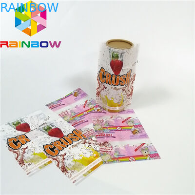 De douanedruk krimpt Plastic PET/PVC Materiële Glanzende de Lamineringsoppervlakte van Kokeretiketten