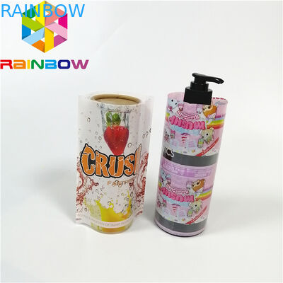 De douanedruk krimpt Plastic PET/PVC Materiële Glanzende de Lamineringsoppervlakte van Kokeretiketten