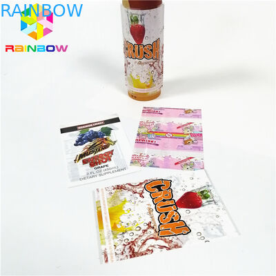 De transparante Gelamineerde pvc-Hitte krimpt Koker, Aangepaste de Kokeretiketten van de Omslagfles