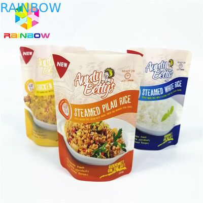 Aangepaste Plastic Tribune op Zak, Hittebestendig de Zakembleem van de Aluminiumfolie