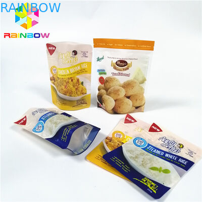Hittebestendige Kokende Retort Plastic Zakken die Gelamineerd Gedrukt Douaneembleem verpakken